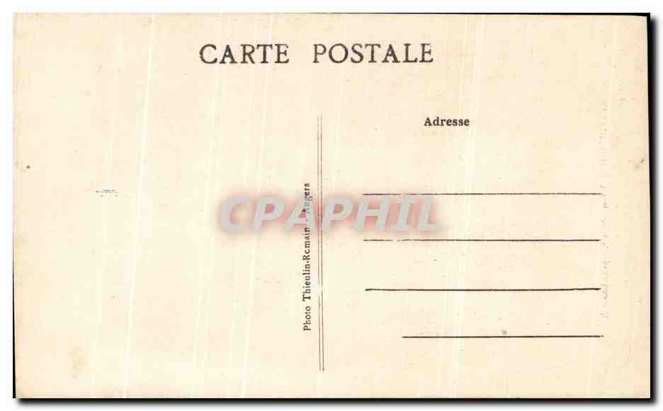 CPA ND De Behuard Vitrail De La Chapelle Louis XI — Rückseite