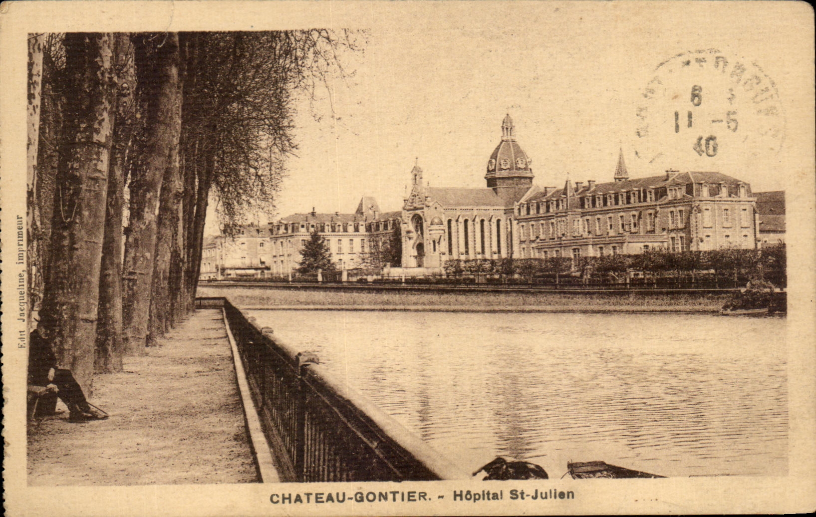 CPA Chateau Gontier hopital St juilen