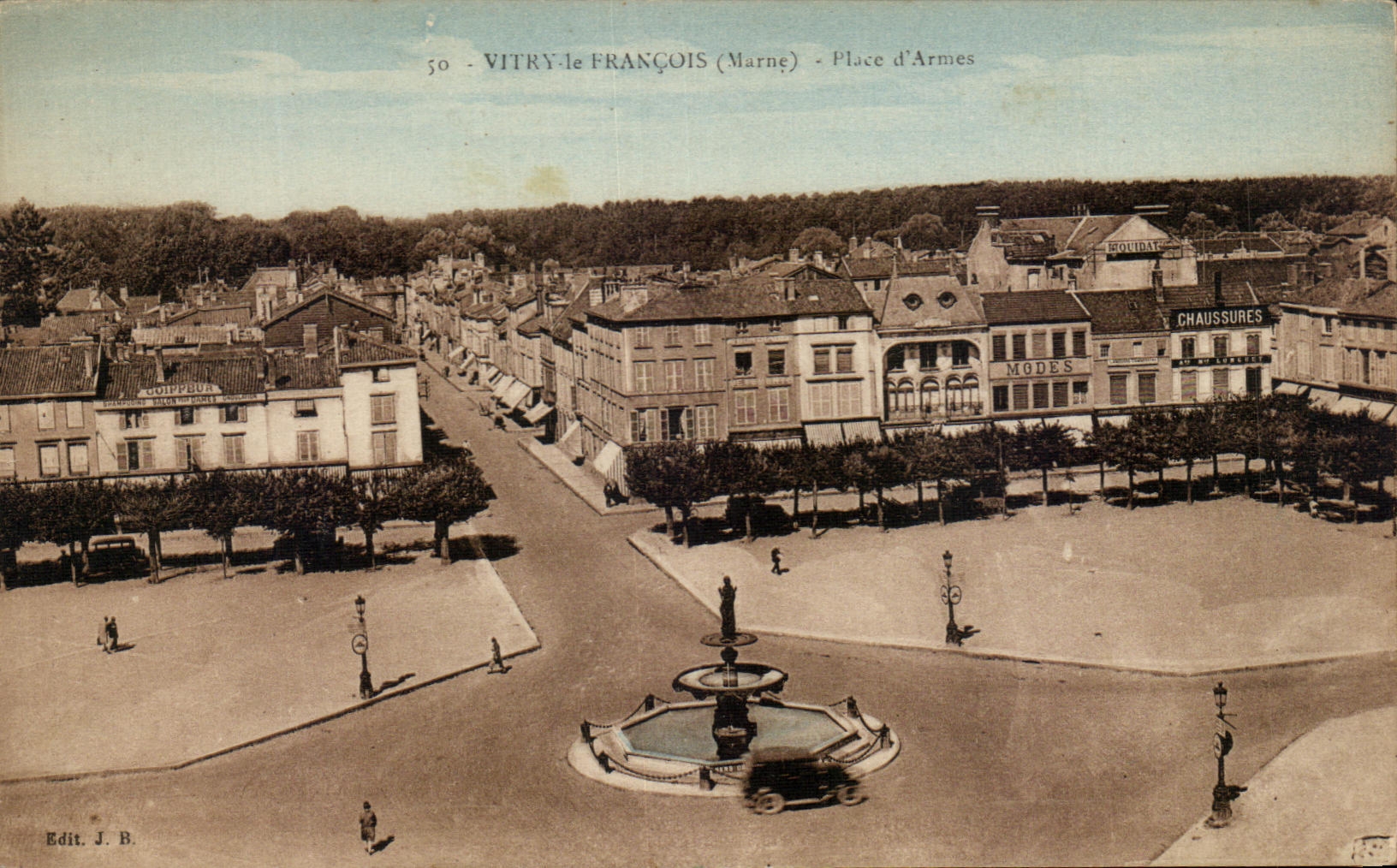 CPA Vitry le Francois Place d'Armes