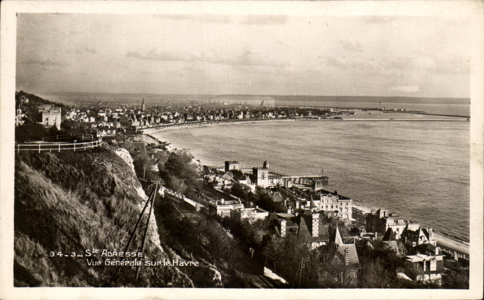 CPA Ste Adresse Vue Generale Sur Le Havre 