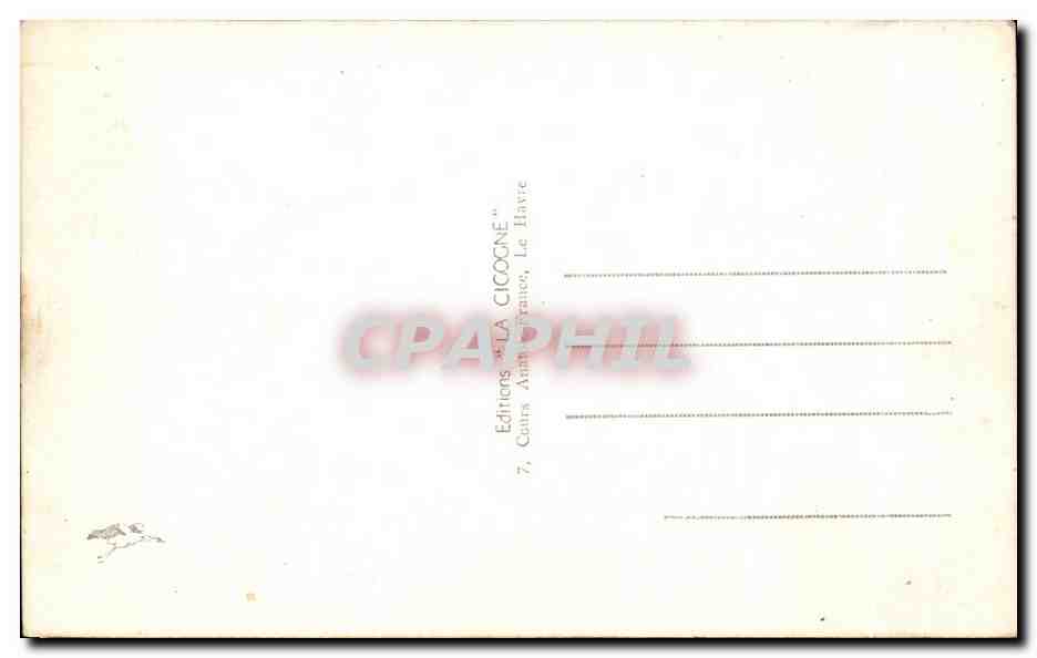 CPA Ste Adresse Vue Generale Sur Le Havre  — Rückseite