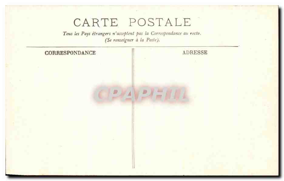 CPA Paris Le Place de la Concorde — Rückseite
