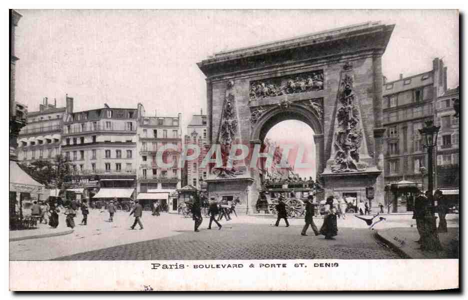 CPA Paris Boulevard Porte St denis