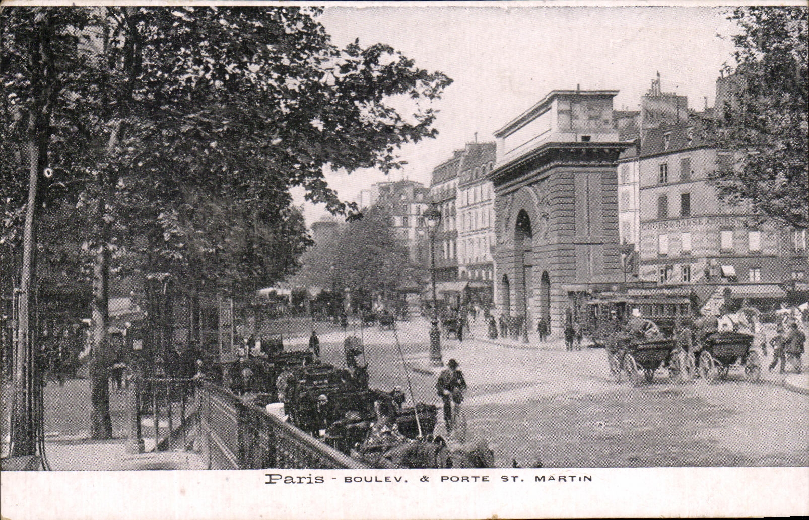 CPA Paris Boulevard Porte St Martin