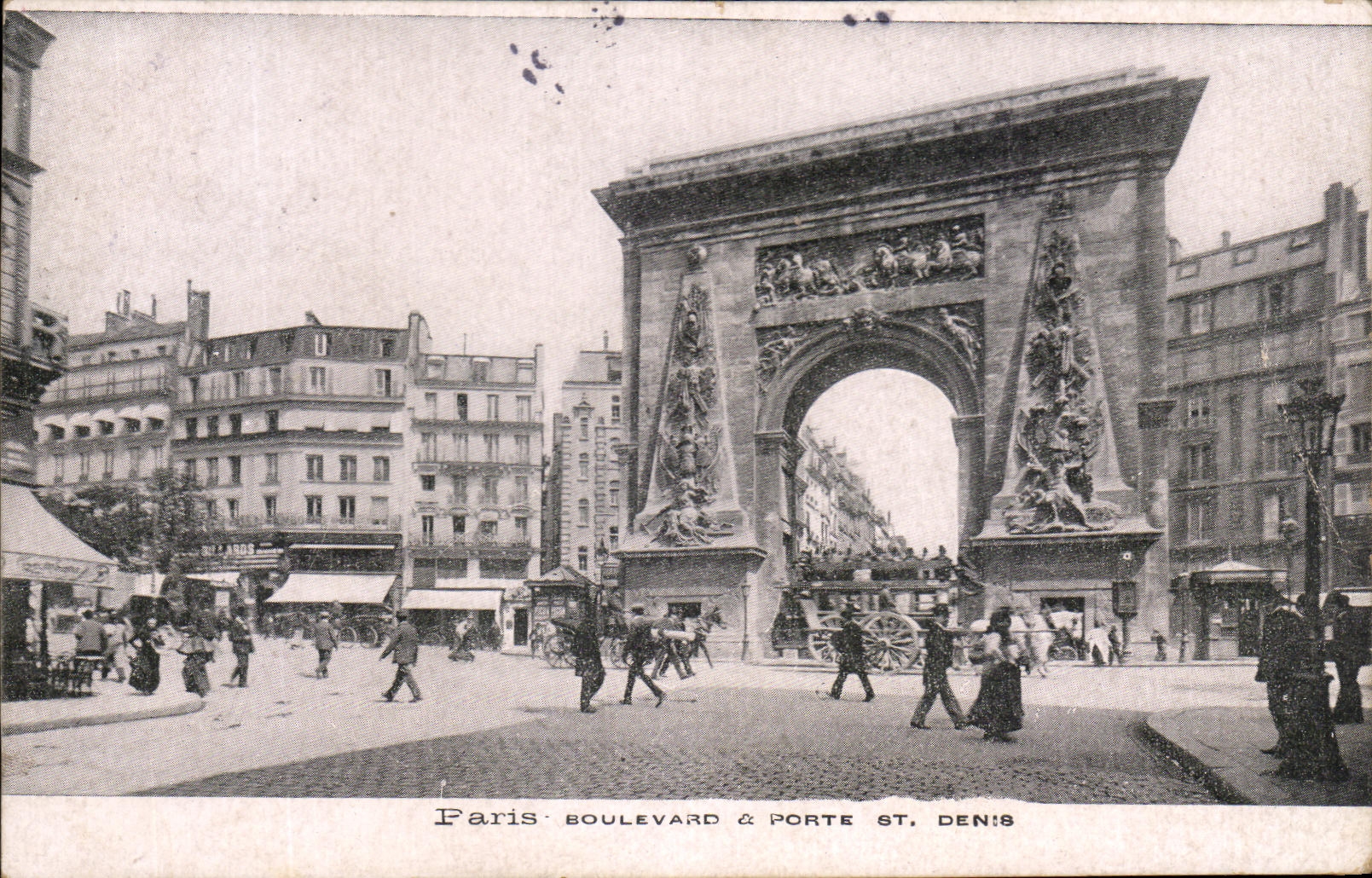 CPA Paris Boulevard Porte St Denis