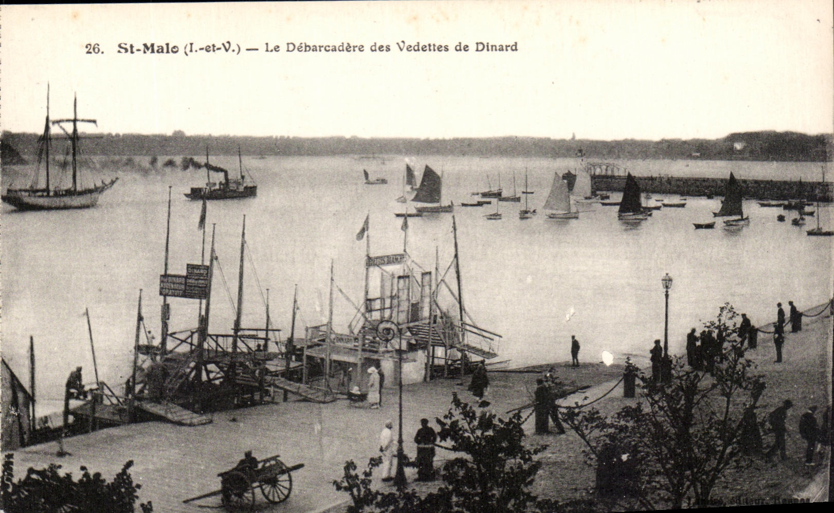 St-Malo (I.-et-V.) — Le Débarcadère des Vedettes de Dinard