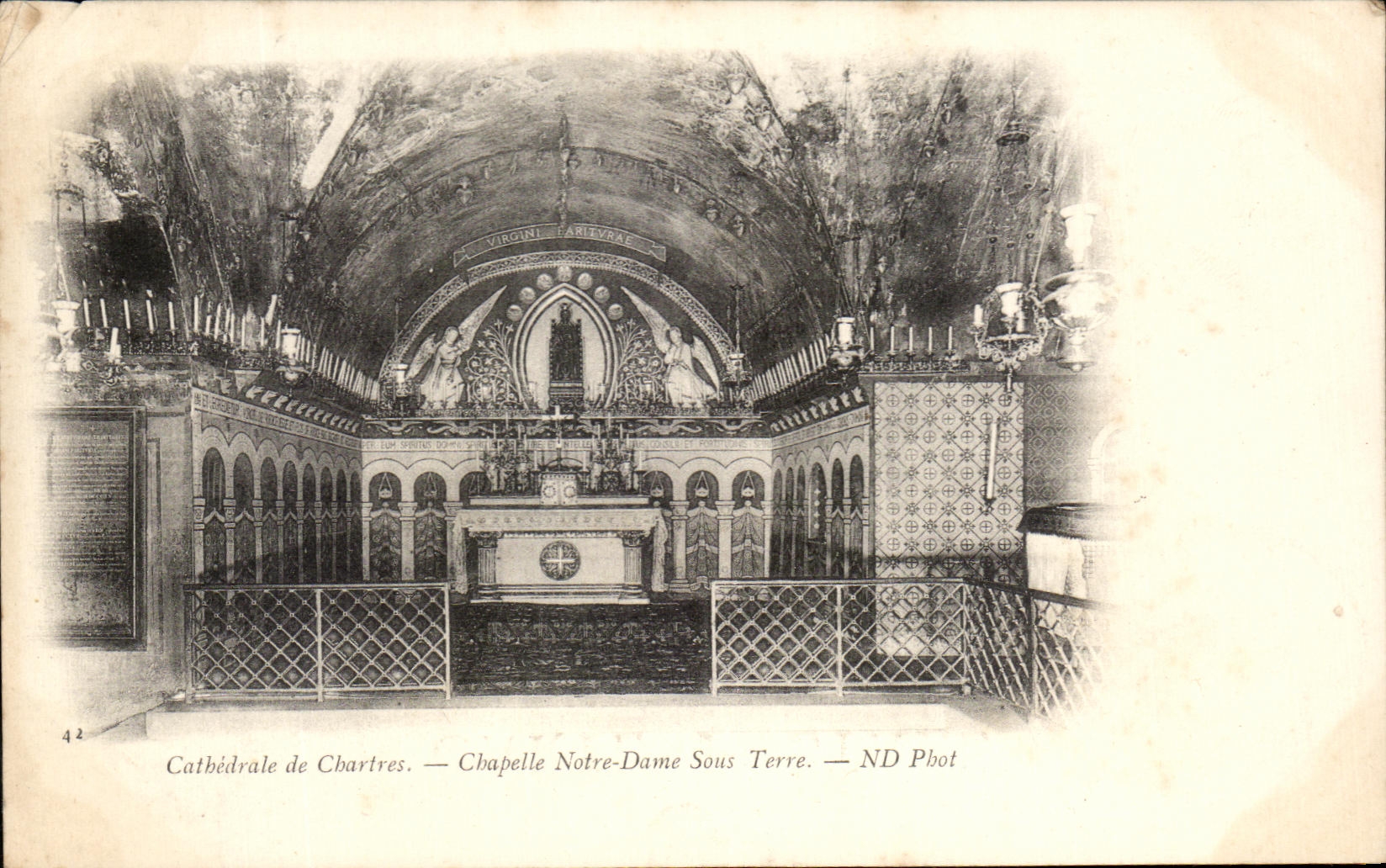 CPA Cathedrale de Chartres Chapelle Notre Dame Sous Terre