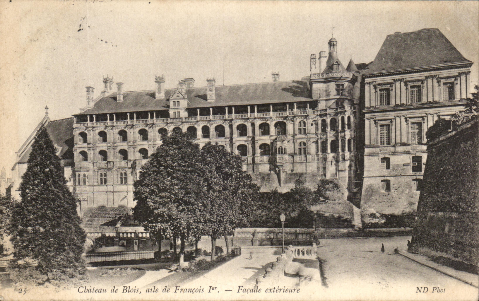 CPA Chateau de Blois aile de Francois 1er Facade exterieure