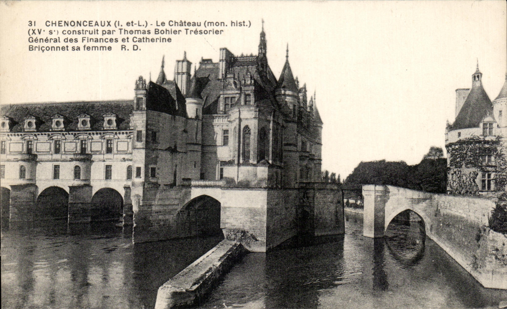 CPA Chenonceaux Le Chateau Thomas Bohier Tresorier