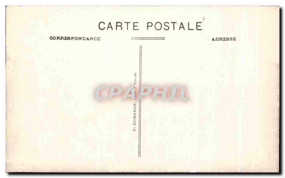 CPA Chenonceaux Le Chateau Thomas Bohier Tresorier — Rückseite