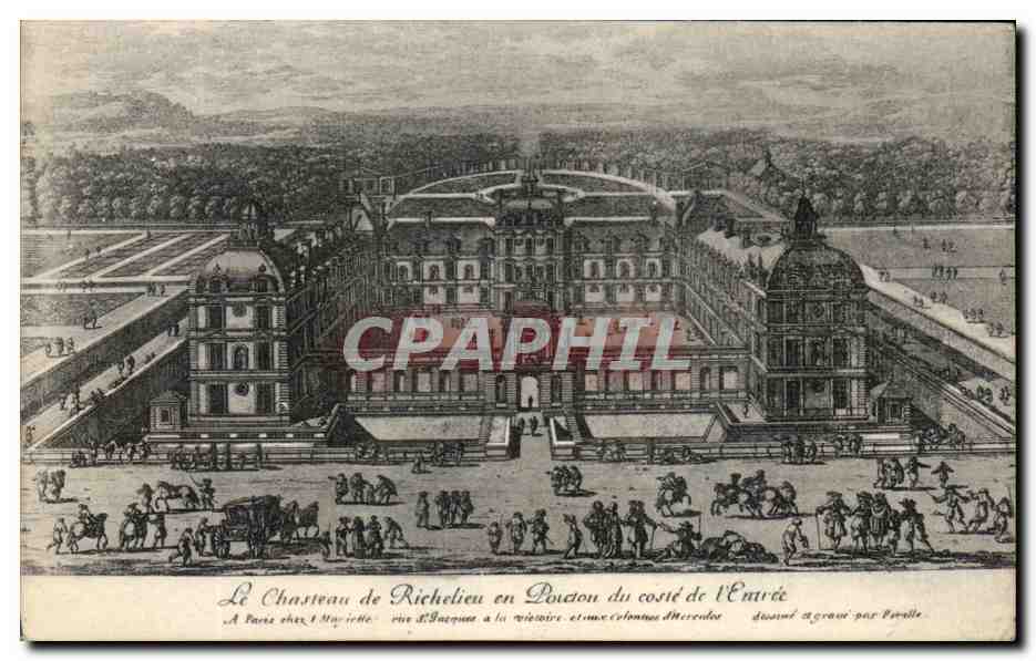 CPA La Chasteau de Richelieu en Poictou du coste de I'Entree