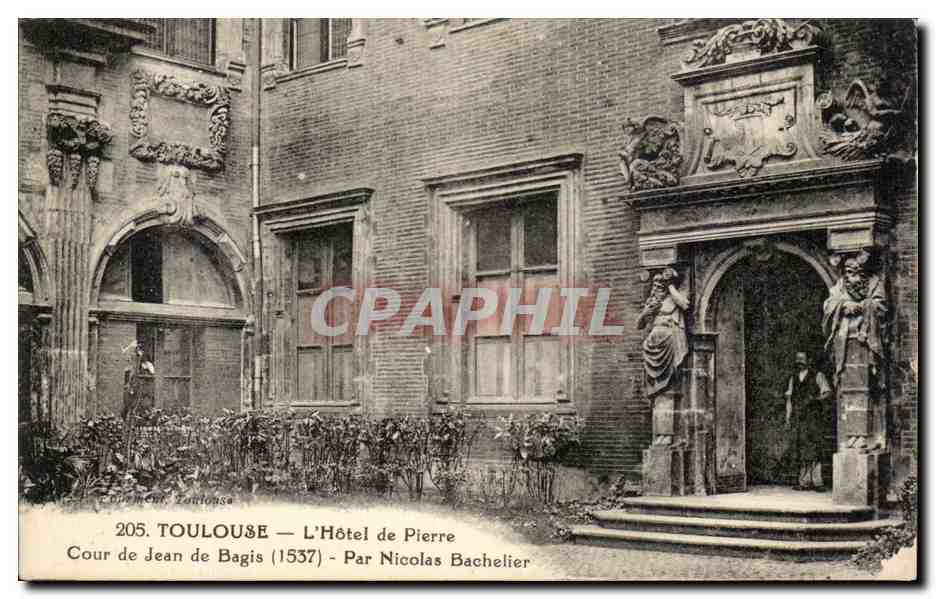 Toulouse — L'Hôtel de Pierre (Cour de Jean de Bagis, 1537) — Par Nicolas Bachelier