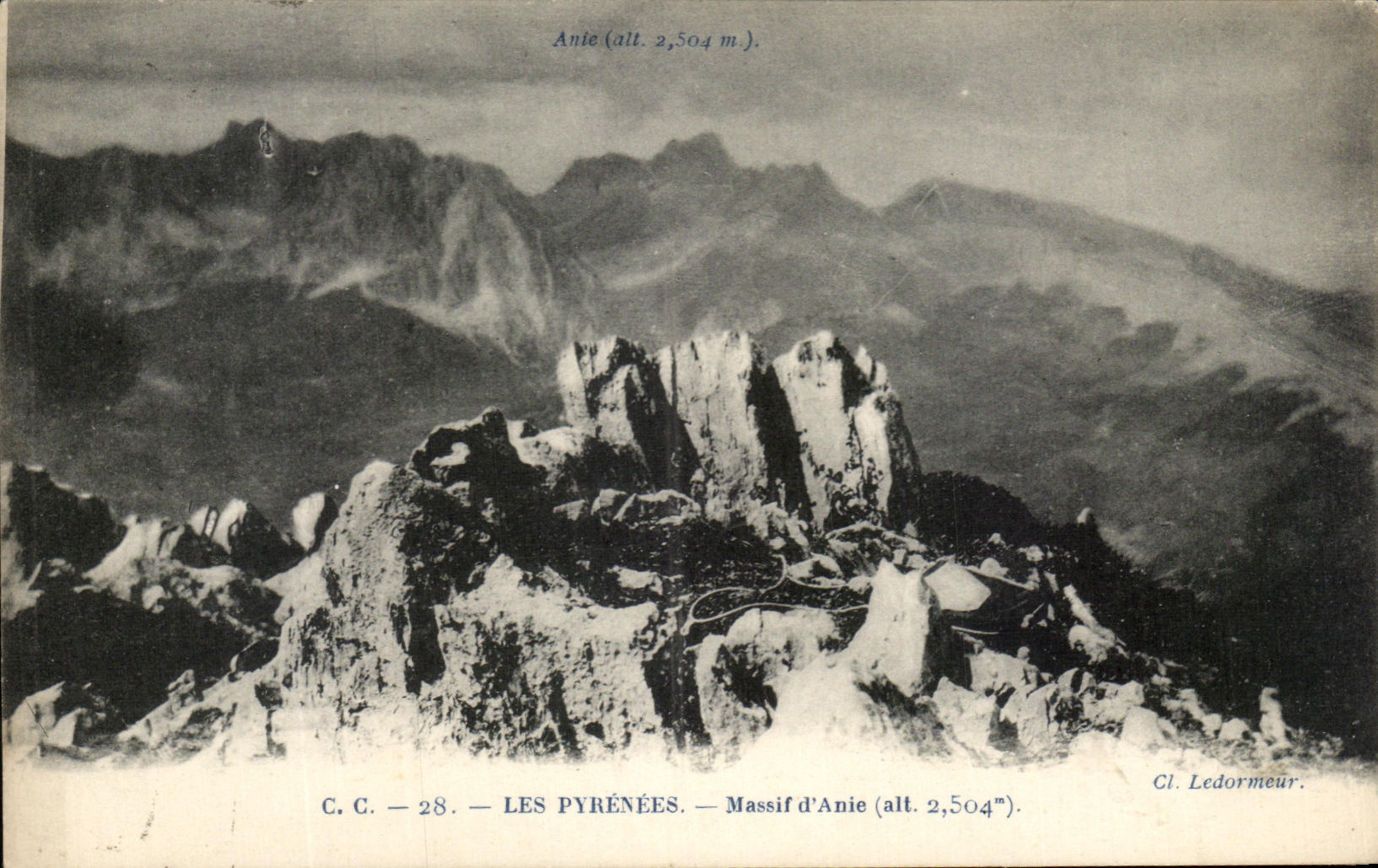 Anie (alt. 2,504 m.) — Massif d'Anie — Cl. Ledormeur