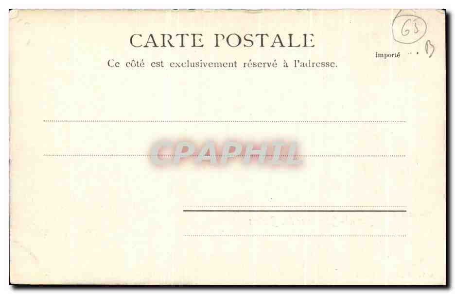 CPA Saint Sauver les Bains — Verso