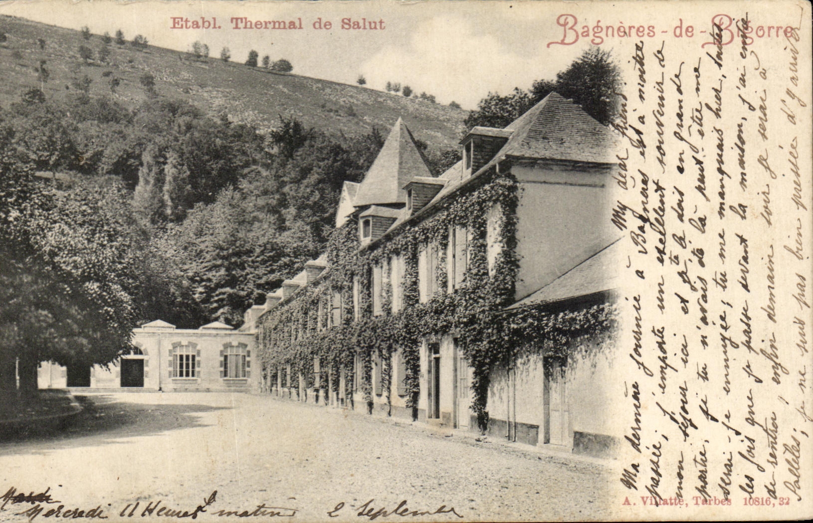 CPA Etabl Thermal de Salut Bagneres de Bigorre
