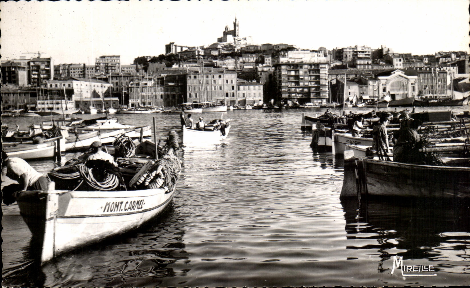 CPA Marseille Le Vieux Port et de la Garde