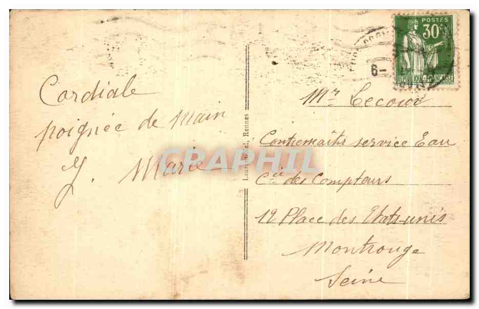 CPA Le Mont St Mihcel La Salle Des Chevaliers — Rückseite