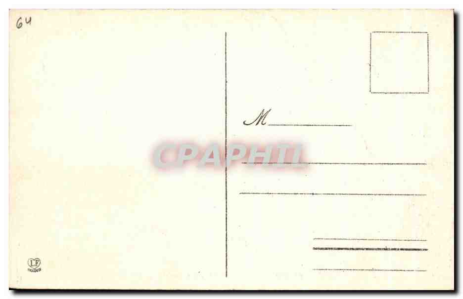 CPA Les Hautes Pyrenees Biarritz Port Pecheurs Et Eglise Sainte Eugenie — Verso