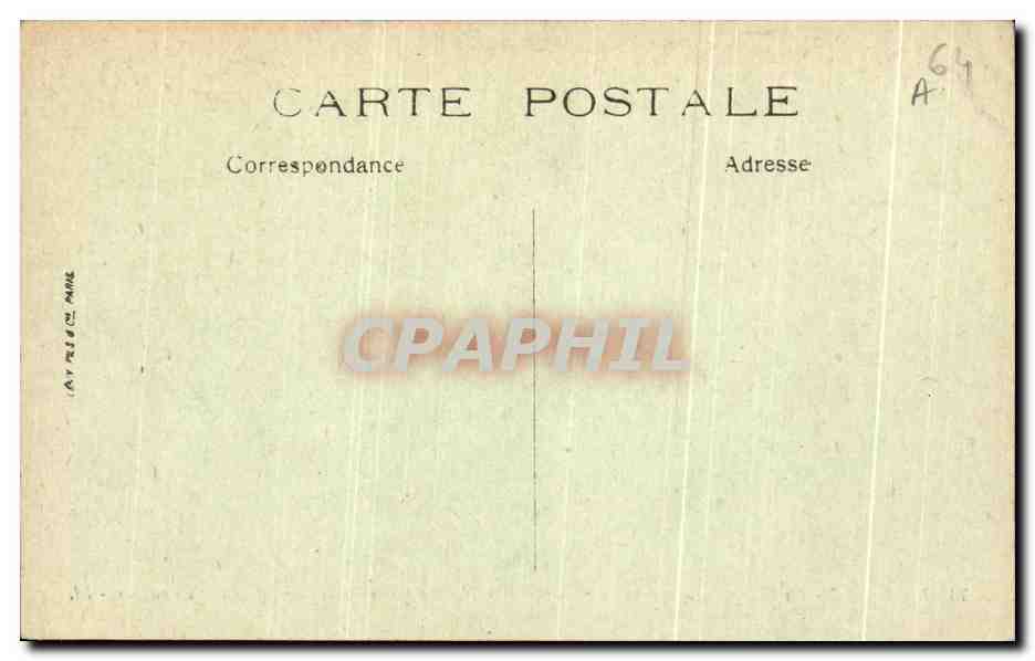 CPA Biarritz La Cote Des Basques Par Gros Temps  — Verso