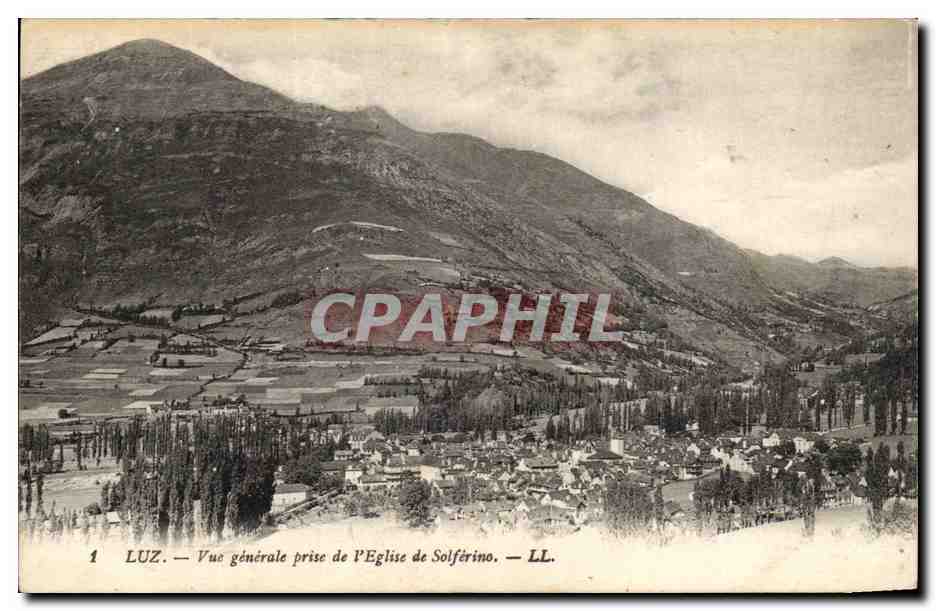 CPA Luz Vue Generale Prise De L'Eglise De Solferino