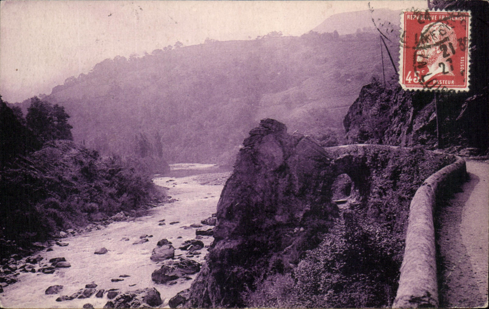 CPA Environs De Cambo Itkassou Le Pas De Roland