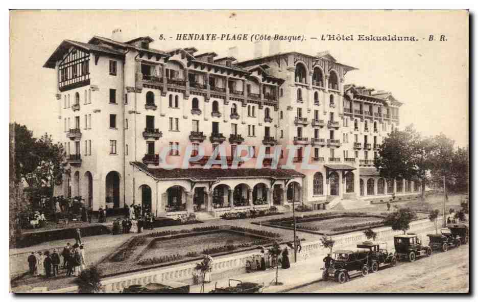 CPA Hendaye Plage L'Hotel Eskualduna