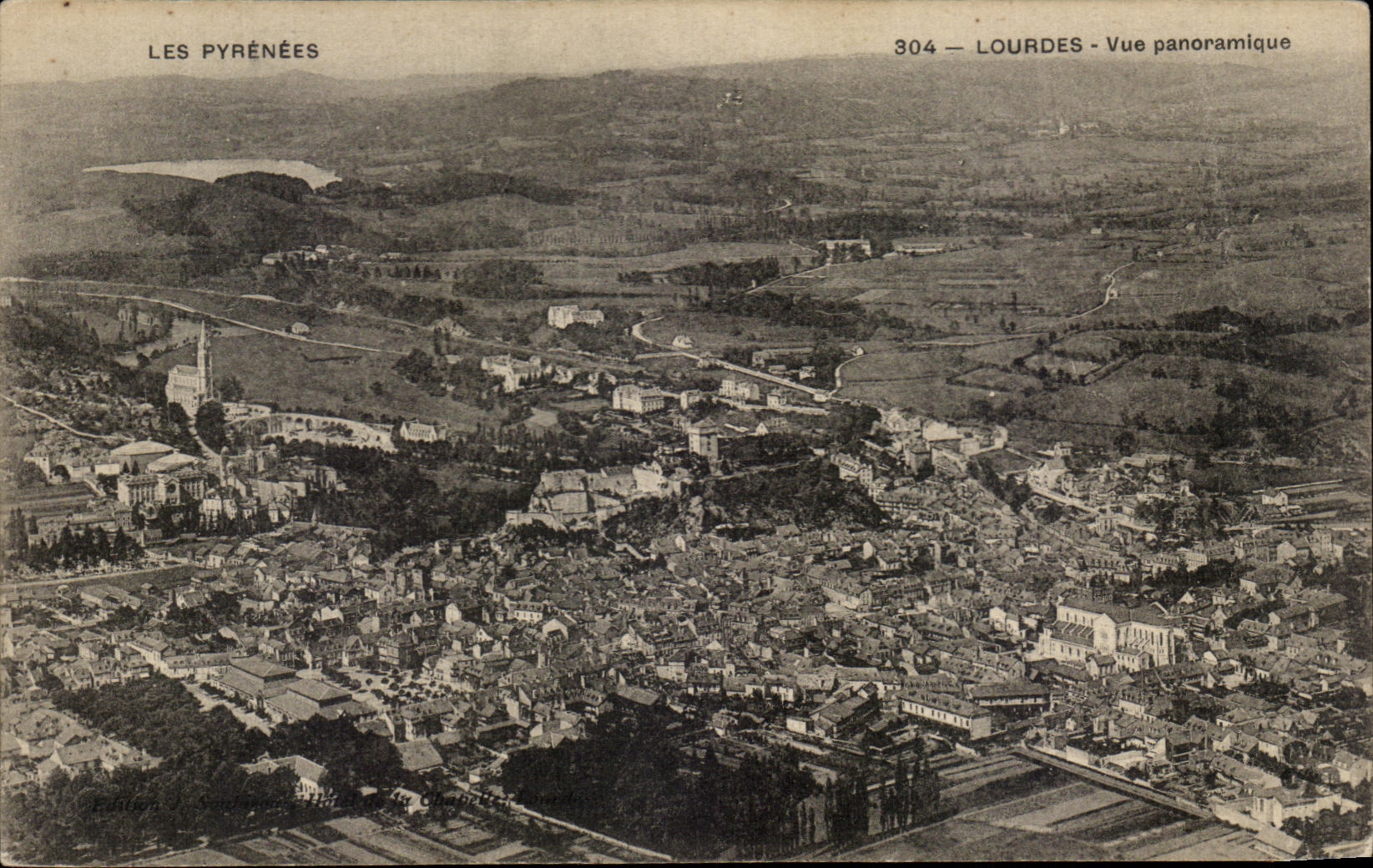 CPA Les Pyrenees Lourdes Vue Panoramique