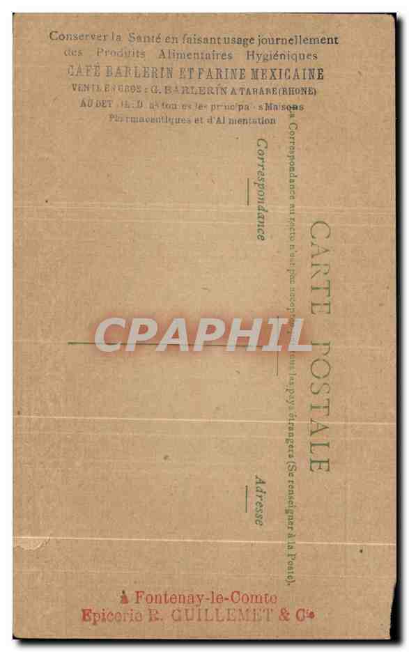 CPA Paris Boulevard et Porte Saint Martin — Verso