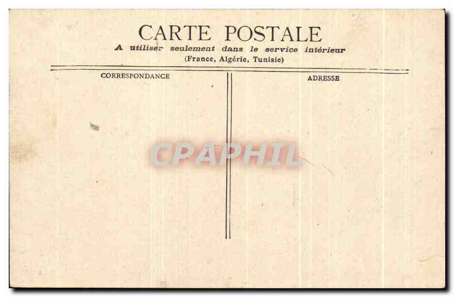 CPA Biscuits Maurice Rouchier Poitiers Versailles L'orangerie — Verso