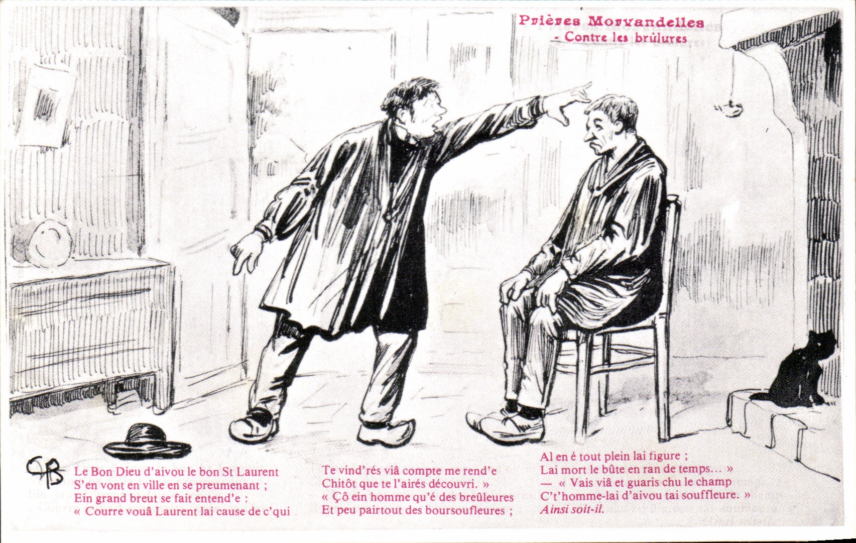 REPRO Prieres Morvandelles Contre les Brulures