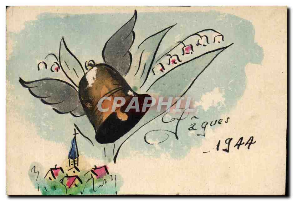 Image Paques 1944 Cloche 