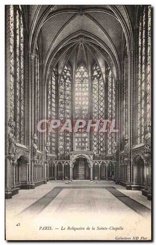 CPA Paris Le Reliquaire de la Sainte Chapelle