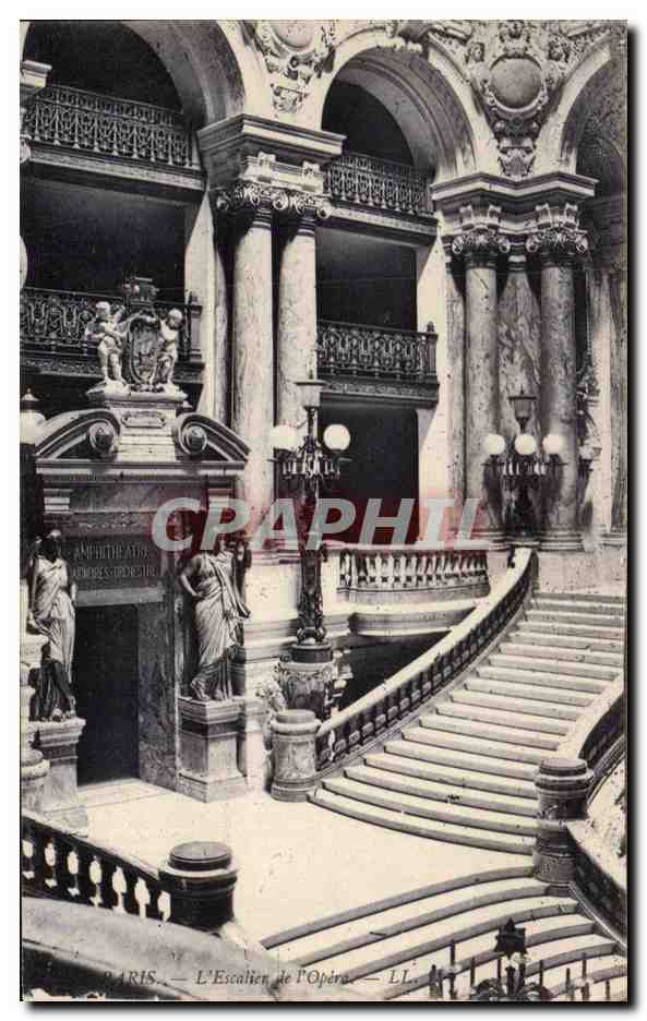 CPA Paris L'Escalier de I'Opera