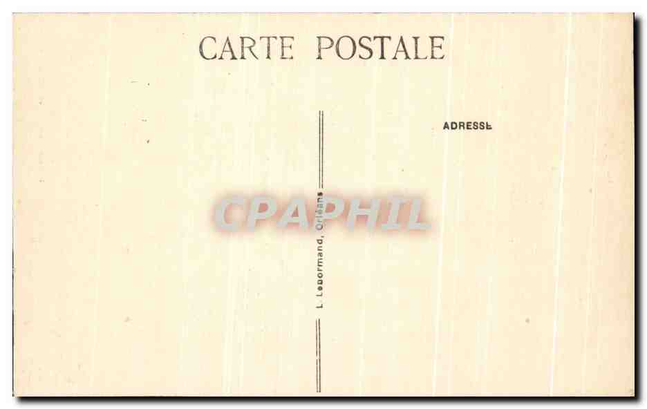 CPA La Charite Sur Loire Vue Interieure Du Portique — Rückseite