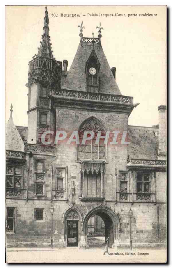 CPA Bourges Palais Jacques Coeur Porte Exterieure