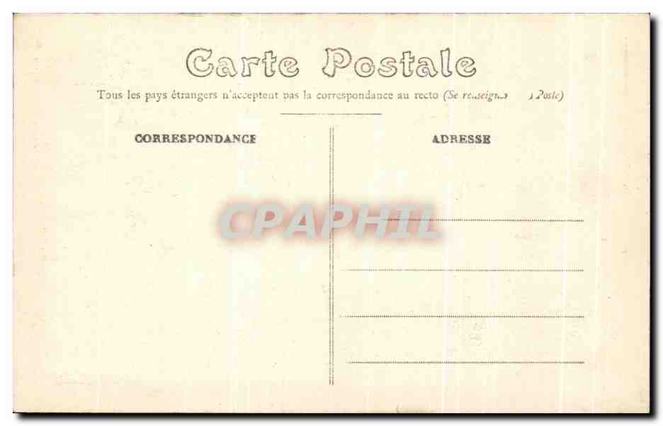 CPA Bourges Palais Jacques Coeur Porte Exterieure — Rückseite