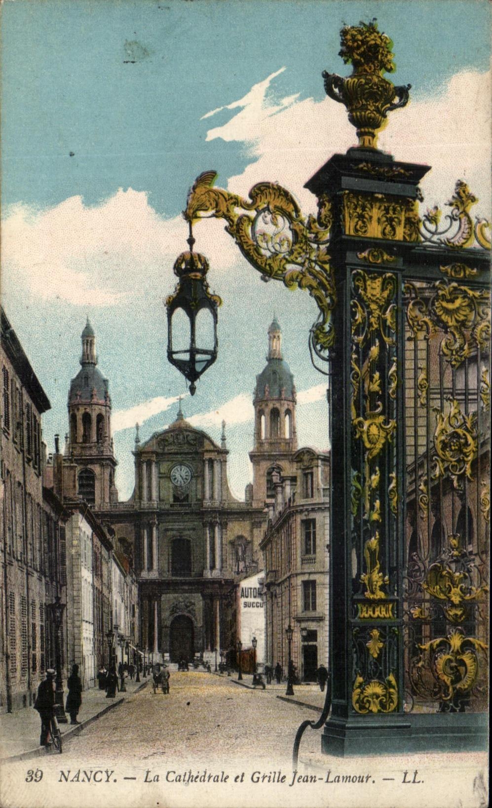 CPA Nancy La Cathedrale Et Grille Jean Lamour