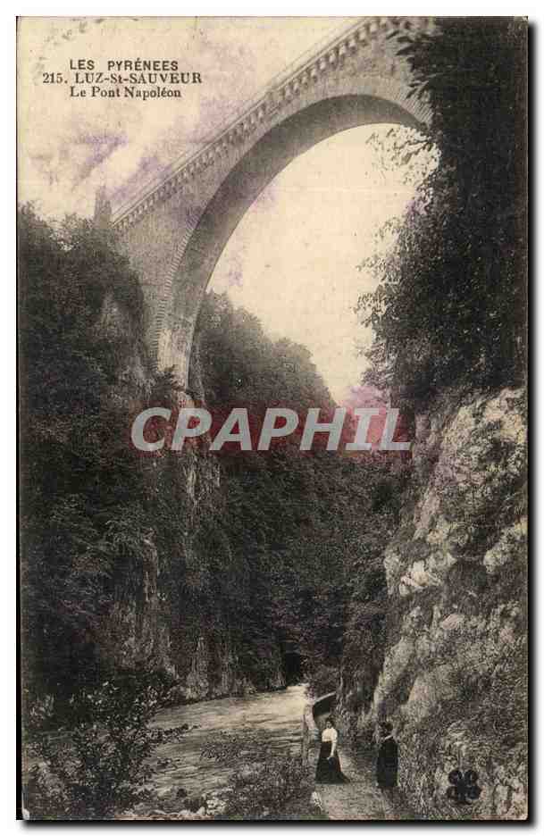Les Pyrénées — Luz-Saint-Sauveur, Le Pont Napoléon — éditeur inconnu, n° 215