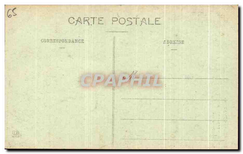 CPA Les Hautes Pyrenees St Sauveur Le Pont Napoleon — Verso