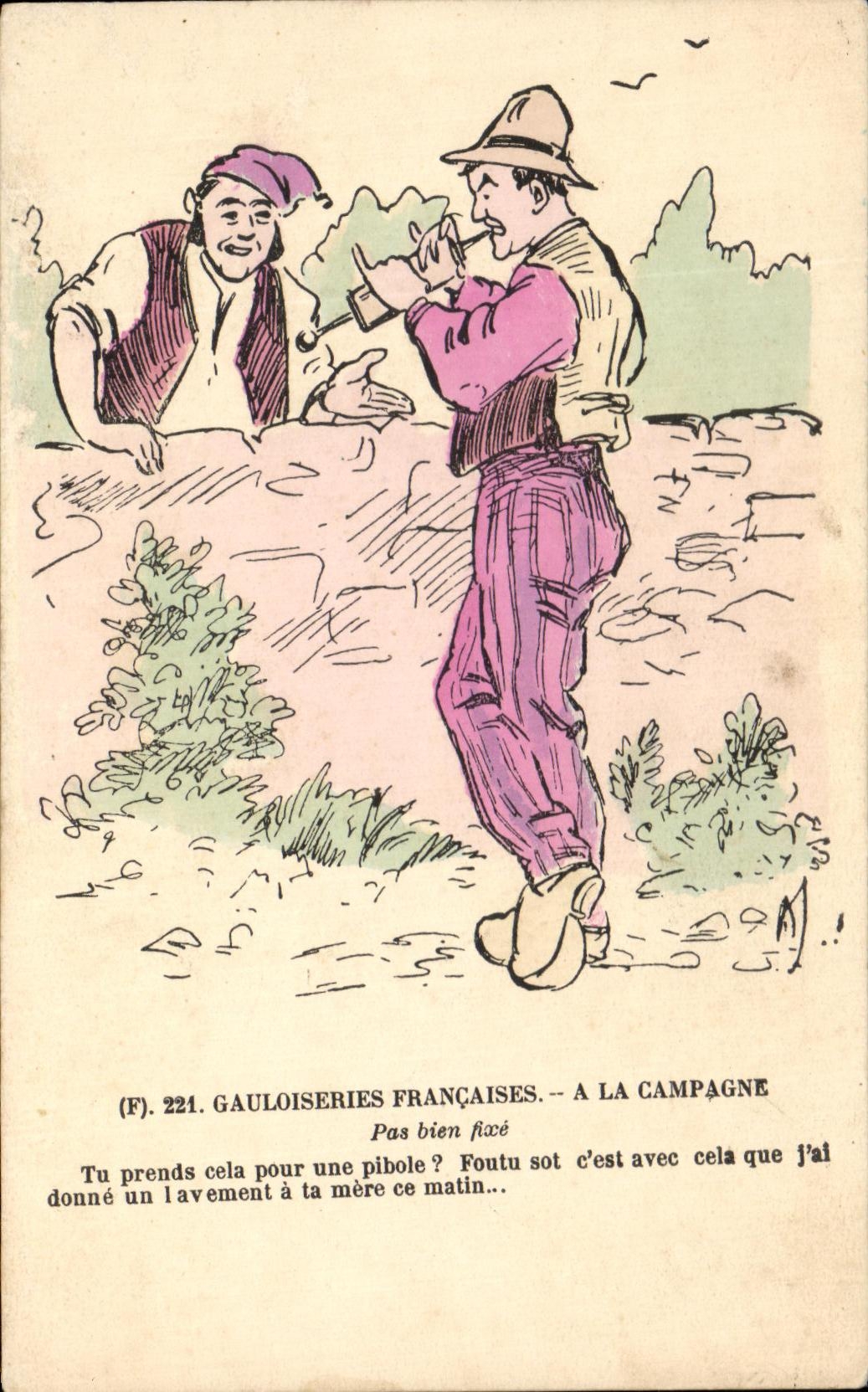 CPA Gauloiseries Francaises A La Campagne 