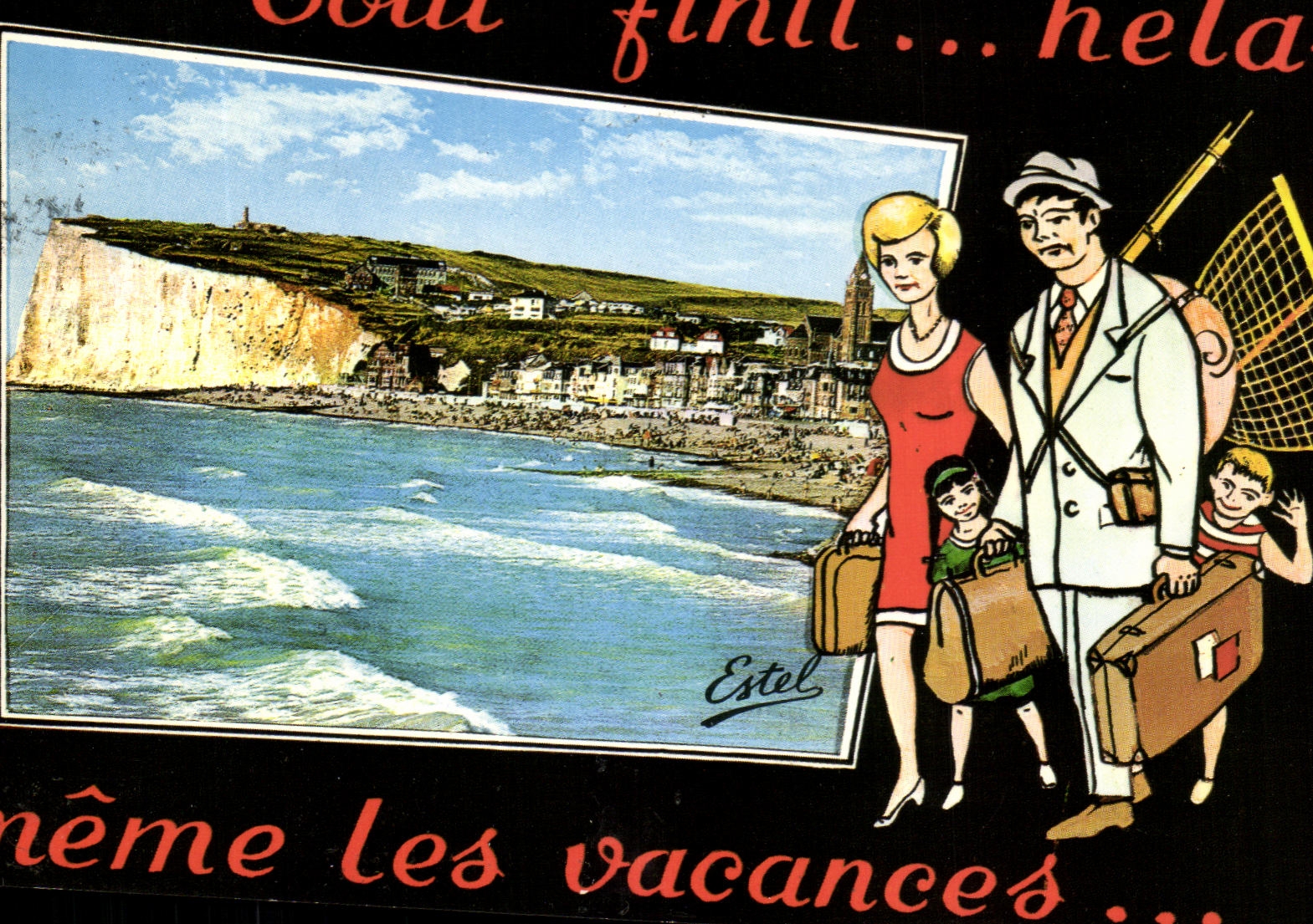 CPM Mers Les Bains Vue Generale sur la plage la ville Et La Falasier