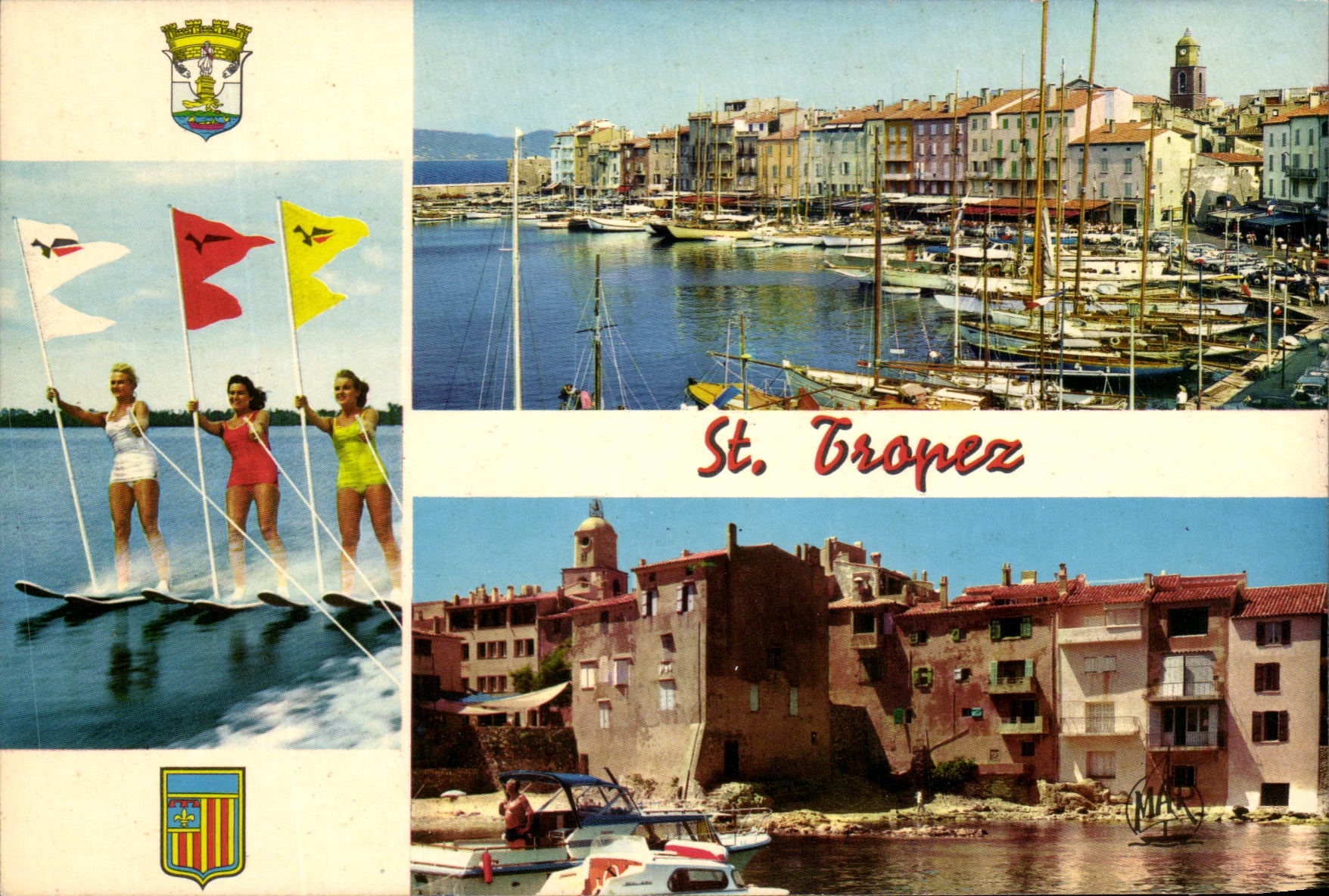 St. Tropez — Port et water-ski — Éditions « MAR »