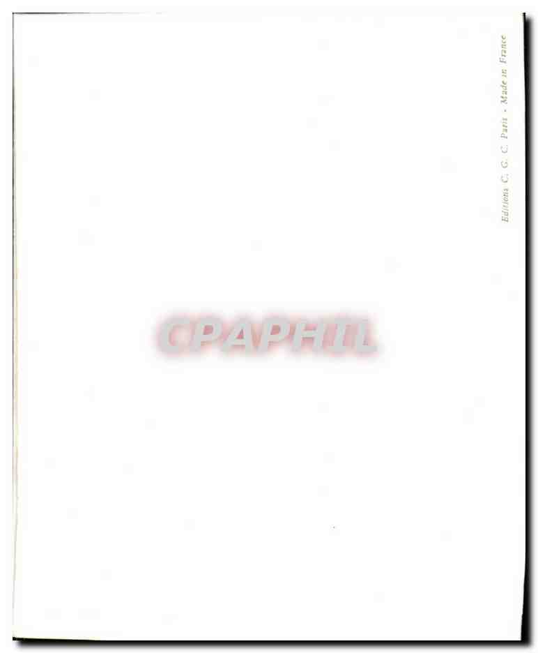 CPM sous forme de livret Femme  — Verso