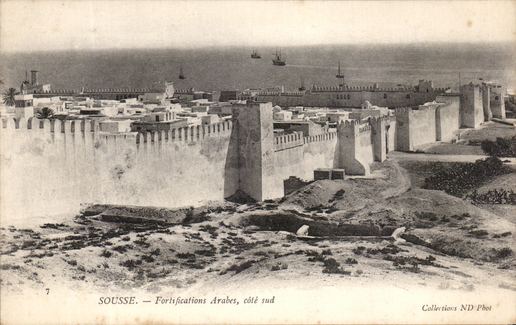 CPA Sousse Fortifications Arabes Cote Sud Algerie 