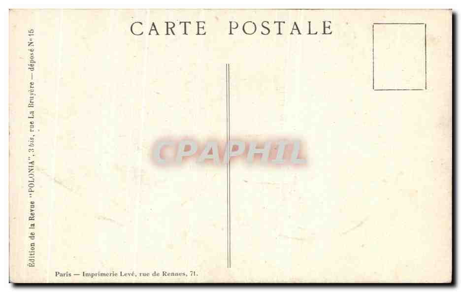 Sigismond Krasiński — Poète romantique polonais (1812-1859) — Édition de la Revue 'Polonia' N°15 — Rückseite
