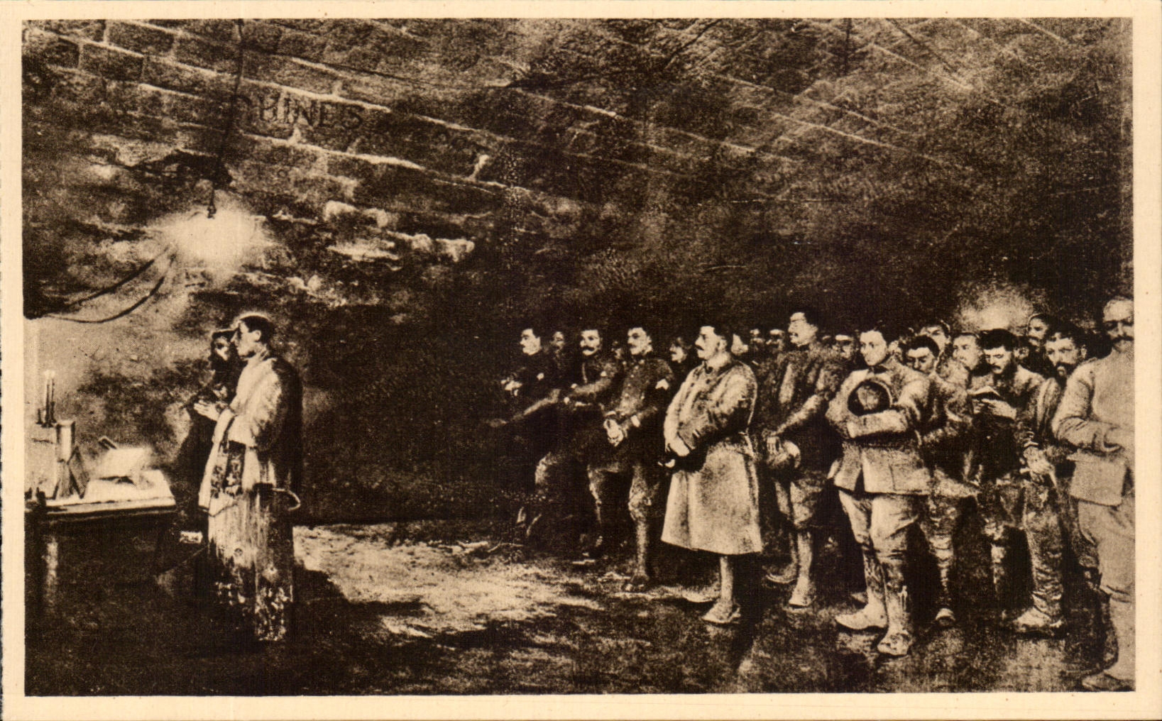 Messe de Minuit — 1916 — fort de Douaumont — édition Verdun