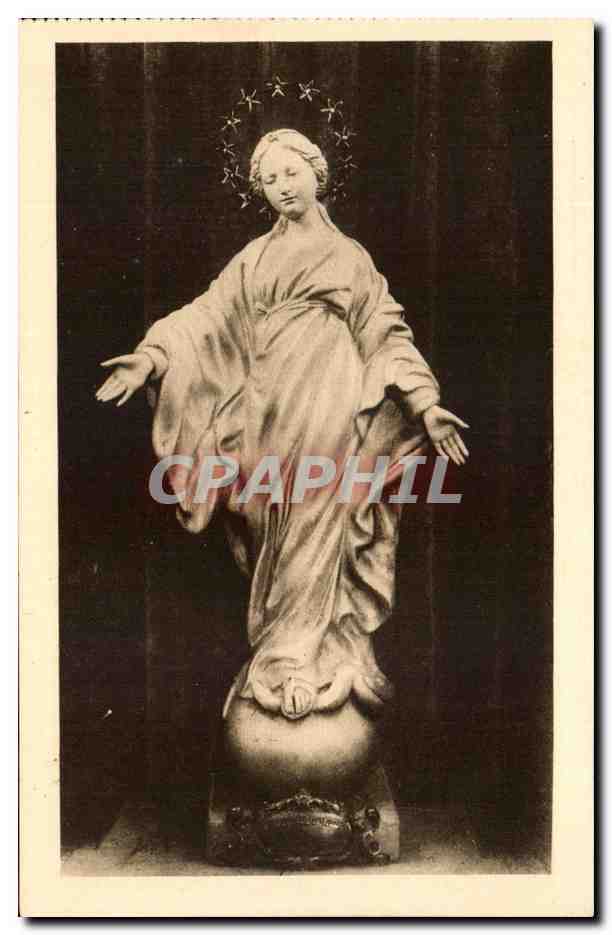 CPA La Statue Miraculeuse de la Vierge du Sourire Miraculeuse Statue ot Our Lady called the virgin of the Smile