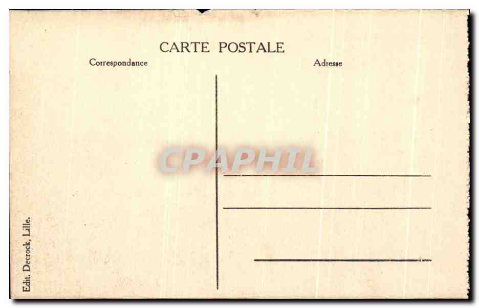 CPA LIlle La Nouvelle Bourse Militaria — Rückseite
