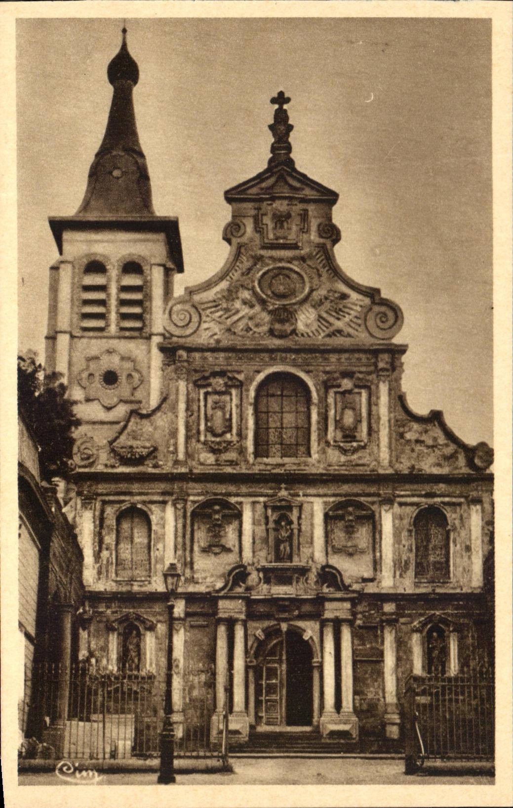 CPA Le Cateau Eglise St Martin