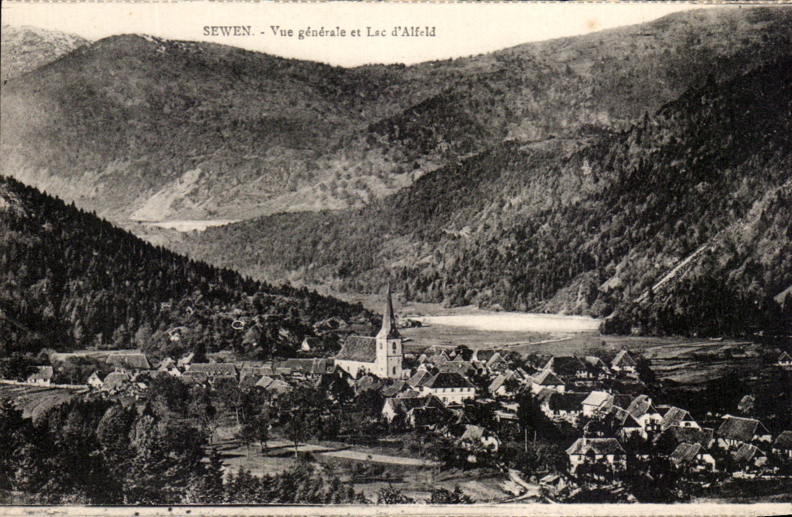 CPA Sewen Vue Generale et Lac